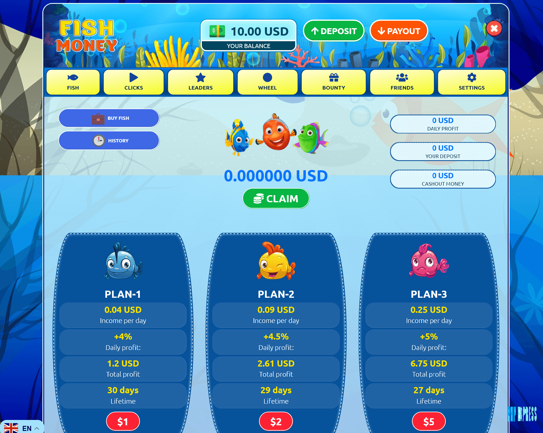 Скрипт Fish Game